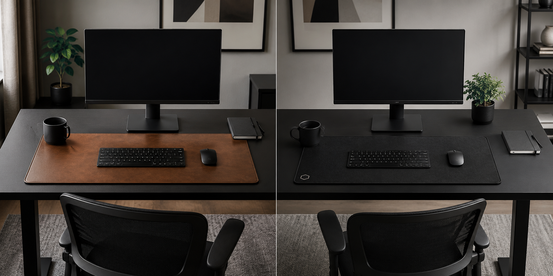 Leather vs Fabric Desk Mats: Which Suits Your Desk?