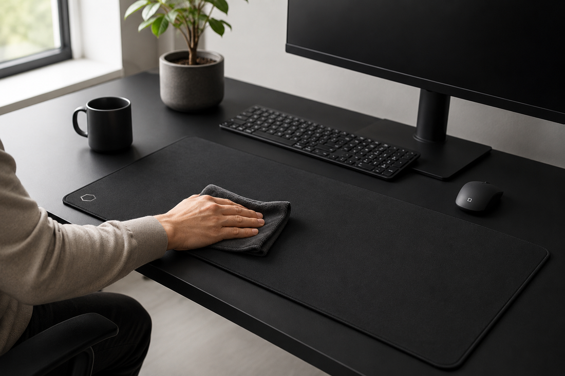 How to Keep a Desk Mat Flat, Clean & Lasting